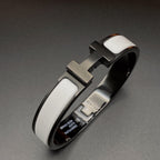 ??MIRA?¡¥H BRACELET 12MM BLACK WHITE CERAMIC