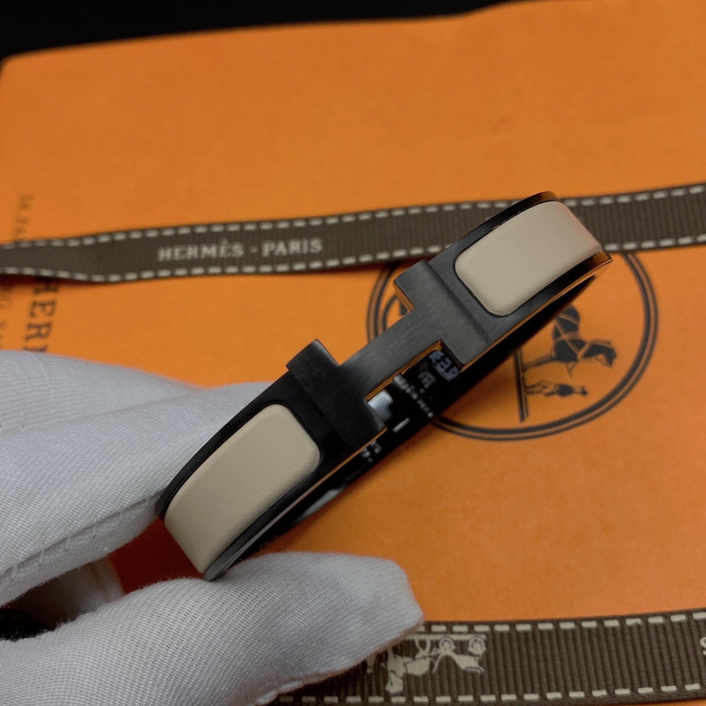 ??MIRA?¡¥H BRACELET 12MM BLACK BEIGE CERAMIC