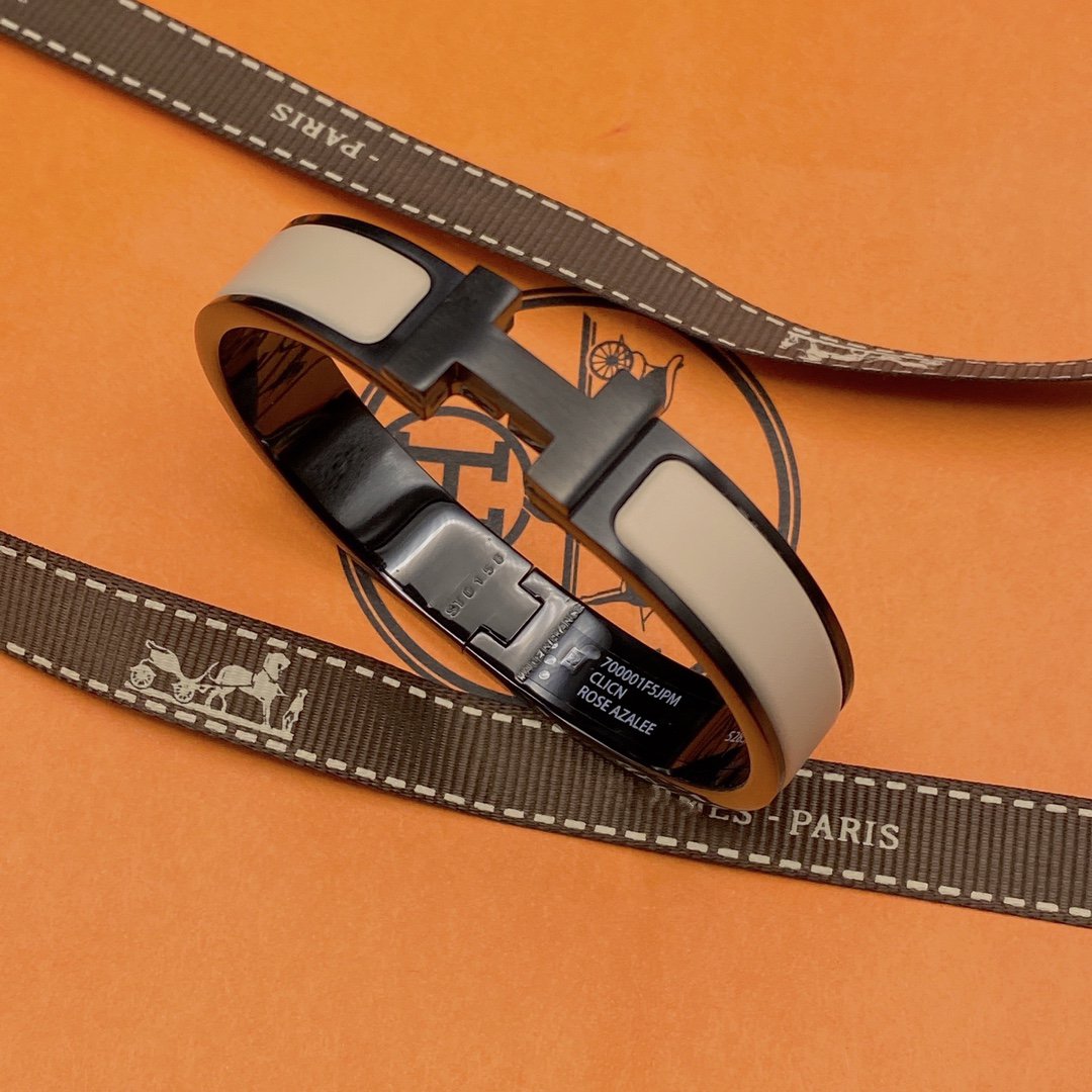 ??MIRA?¡¥H BRACELET 12MM BLACK BEIGE CERAMIC