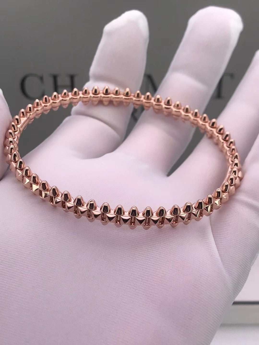 ??MIRA?¡¥CLASH PINK GOLD BRACELET