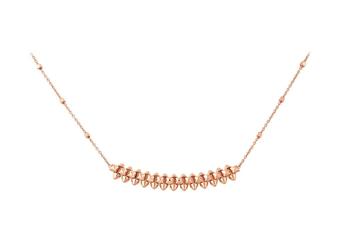 ??MIRA?¡¥CLASH PINK GOLD NECKLACE