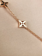 ??MIRA?¡¥STAR AND SUN 7 MOTIFS GOLD BRACELET