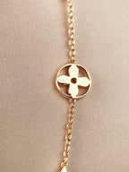 ??MIRA?¡¥STAR AND SUN 7 MOTIFS GOLD BRACELET