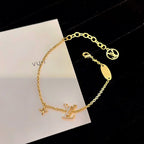 ??MIRA?¡¥LOGO STAR MOTIF GOLD BRACELET