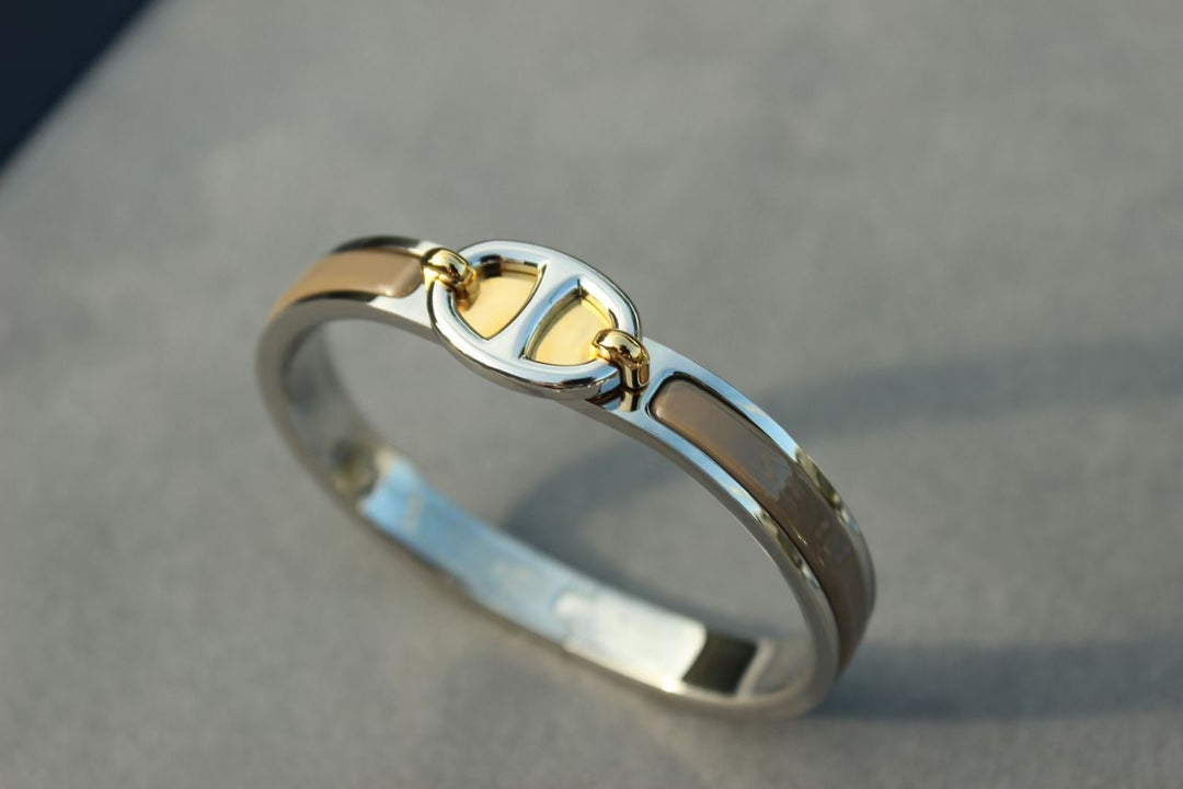 ??MIRA?¡¥CLIC CHAINE SILVER BRACELET