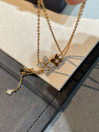 ??MIRA?¡¥STAR BLOSSOM NECKLACE PINK GOLD DIAMONDS