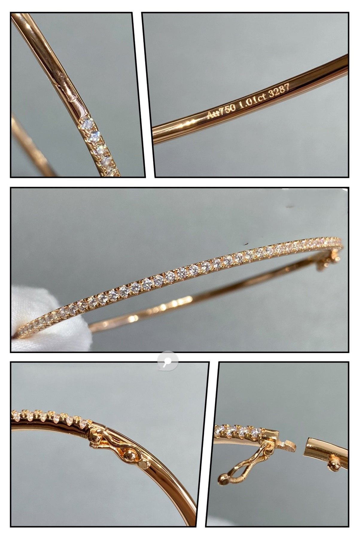 ??MIRA?¡¥MINI DIAMOND TENNIS BRACELET