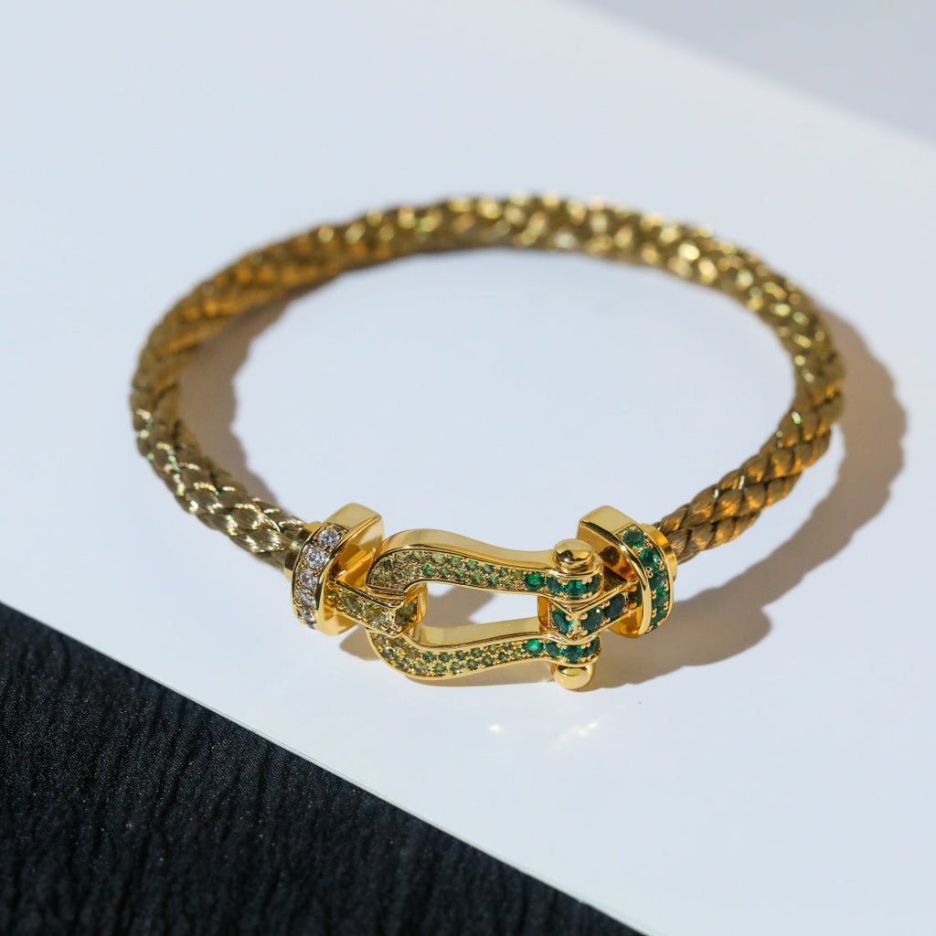 ??MIRA?¡¥FORCE 10 GOLD GREEN DIAMOND PAVED