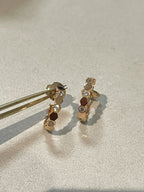 ??MIRA?¡¥BEE LOVE Earrings GOLD DIAMOND