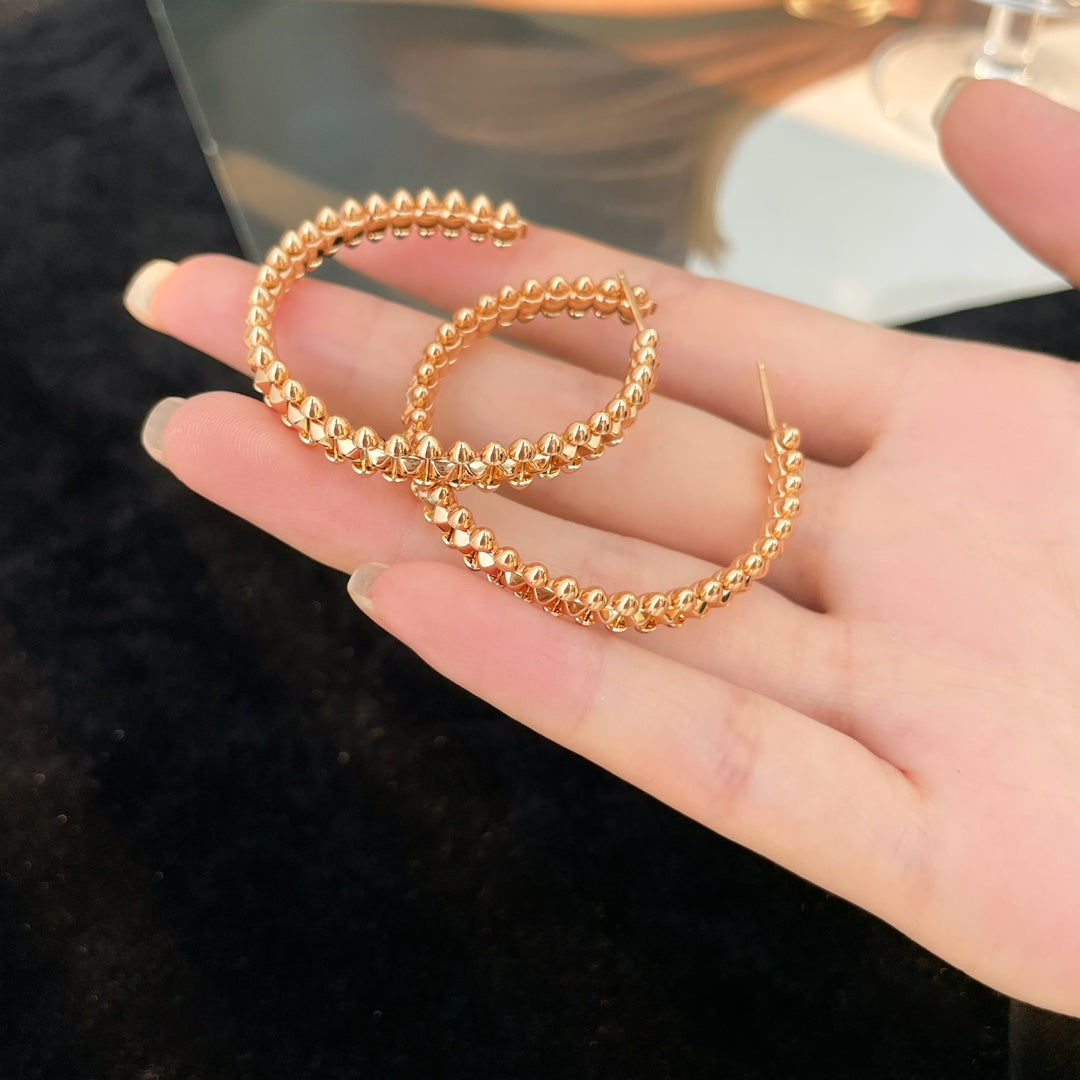 ??MIRA?¡¥CLASH HOOP EARRINGS