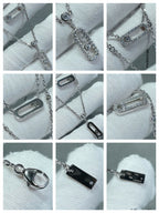 [MIRA] MOVE 2 ROW DIAMOND NECKLACE