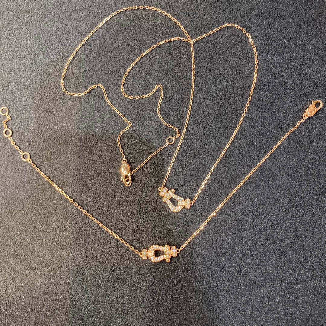 ??MIRA?¡¥FORCE 10 DIAMOND PINK GOLD NECKLACE MINI MODEL