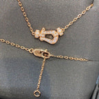 ??MIRA?¡¥FORCE 10 DIAMOND PINK GOLD NECKLACE MINI MODEL