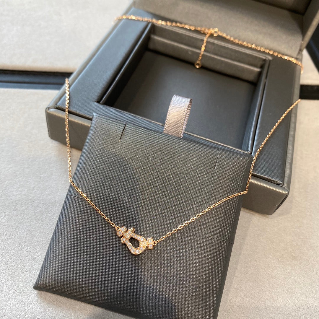 ??MIRA?¡¥FORCE 10 DIAMOND PINK GOLD NECKLACE MINI MODEL