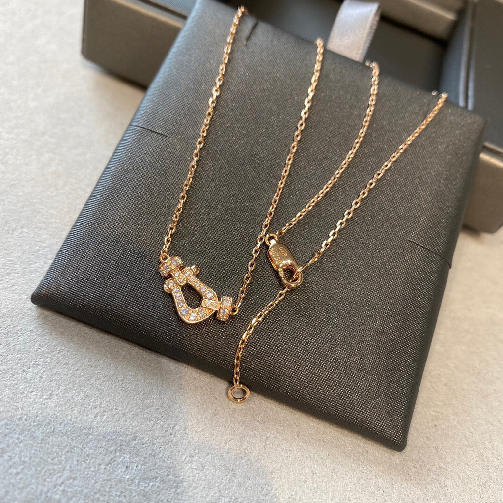 ??MIRA?¡¥FORCE 10 DIAMOND PINK GOLD NECKLACE MINI MODEL