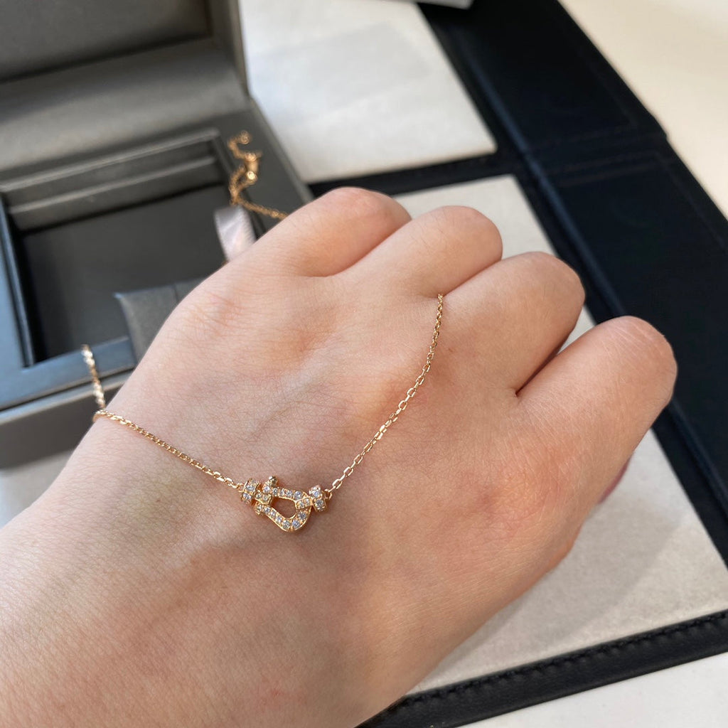 ??MIRA?¡¥FORCE 10 DIAMOND PINK GOLD NECKLACE MINI MODEL