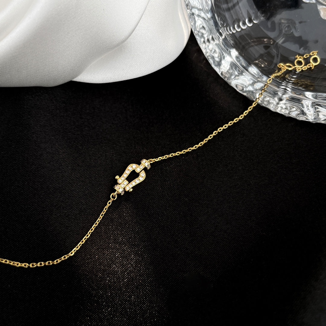 ??MIRA?¡¥FORCE 10 FULL DIAMOND BUCKLE CHAIN LINK MINI MODEL