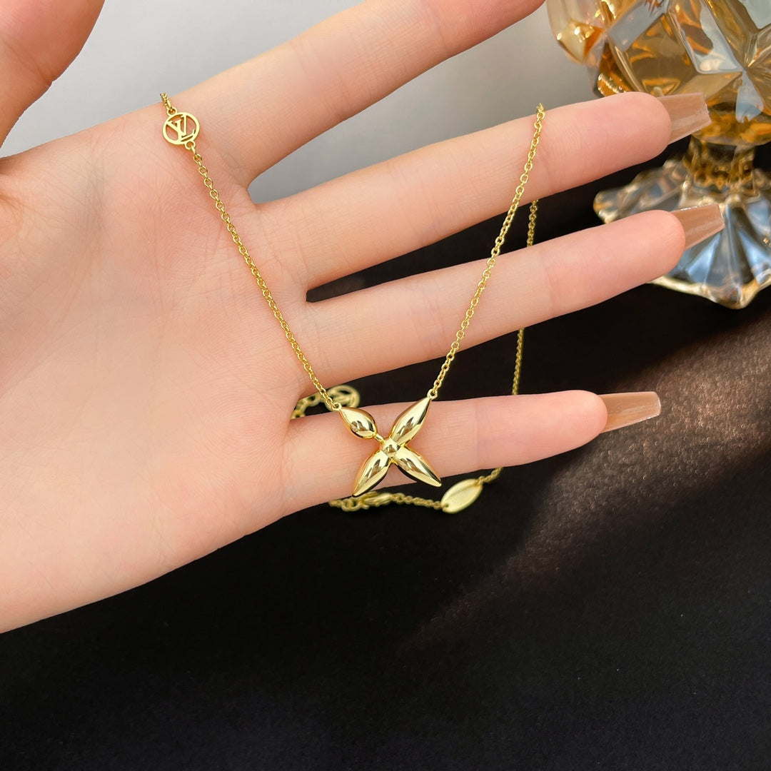 ??MIRA?¡¥LOUISETTE GOLD NECKLACE
