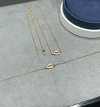 ??MIRA?¡¥FORCE 10 DIAMOND PINK GOLD NECKLACE