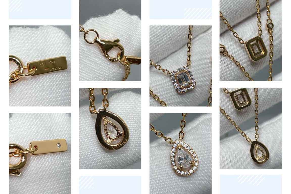 [MIRA] MY TWIN 2 ROW DIAMOND NECKLACE