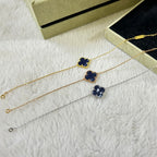 ??MIRA?¡¥CLOVER 1 MOTIF PIETERSITE BRACELET