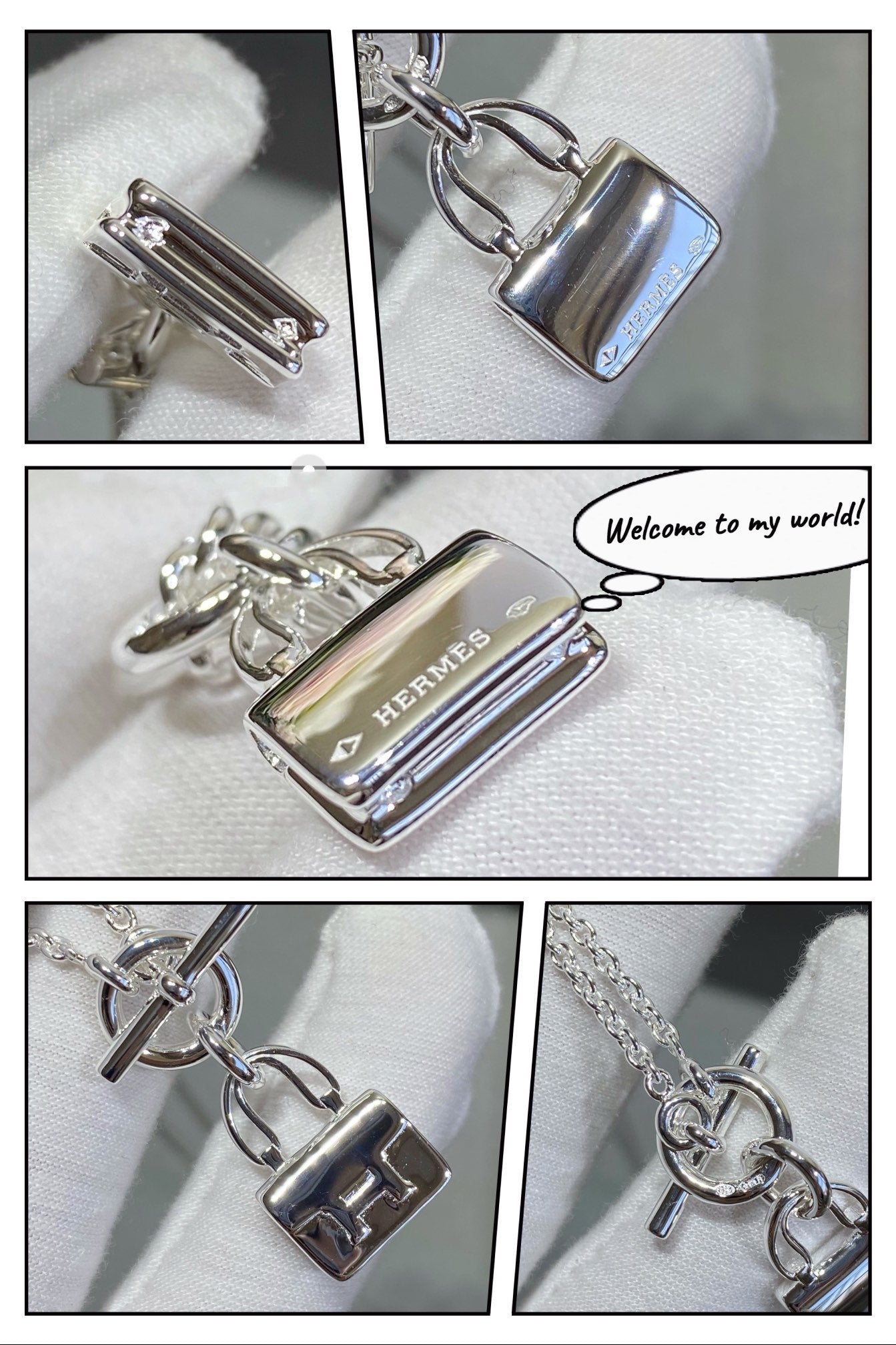??MIRA?¡¥CONSTANCE PEDANT SILVER NECKLACE