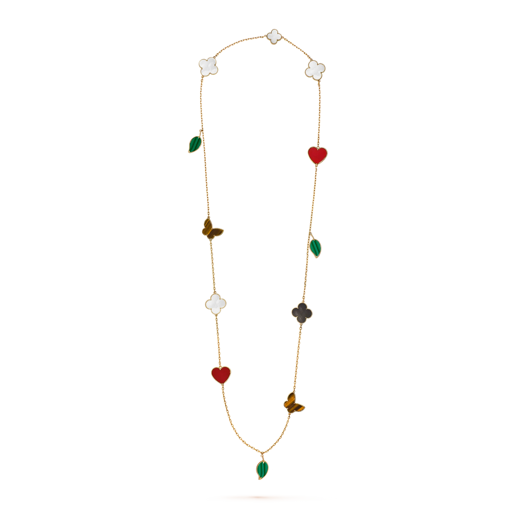 [MIRA] Lucky Alhambra Long Necklace-12 Designs
