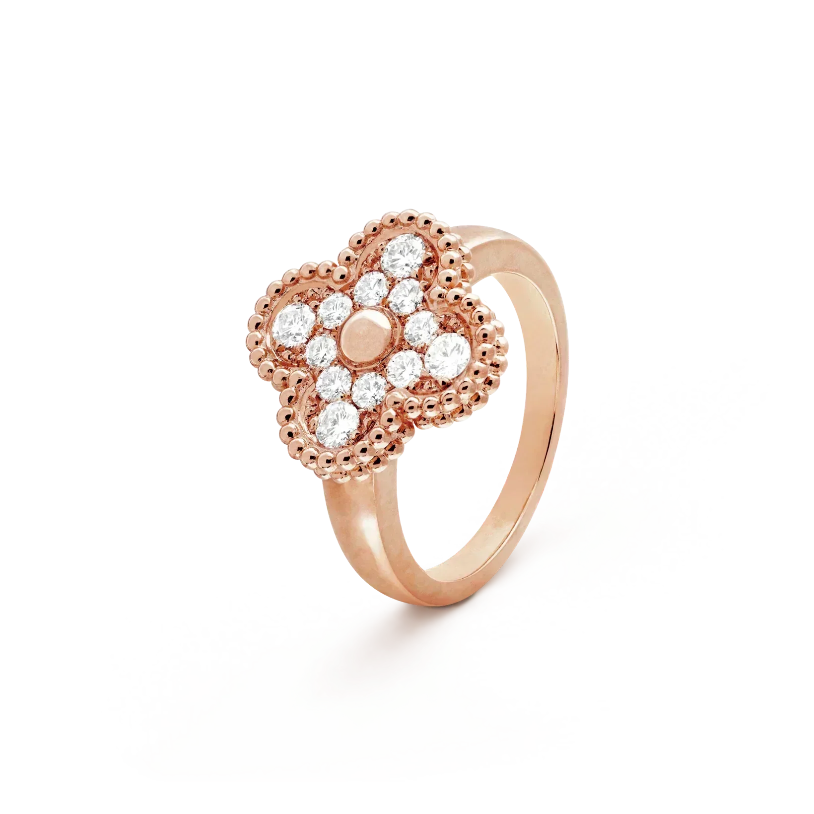 ??MIRA?¡¥CLOVER DIAMOND RING