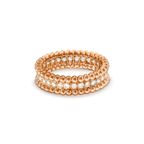 ??MIRA?¡¥PERLEE DIAMOND ROSE GOLD RING