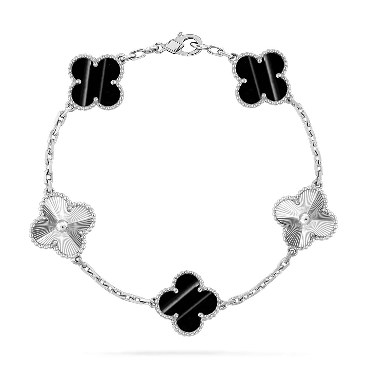 [MIRA]New  CLOVER 5 MOTIF PULSAR STONE BRACELET COLLECTION