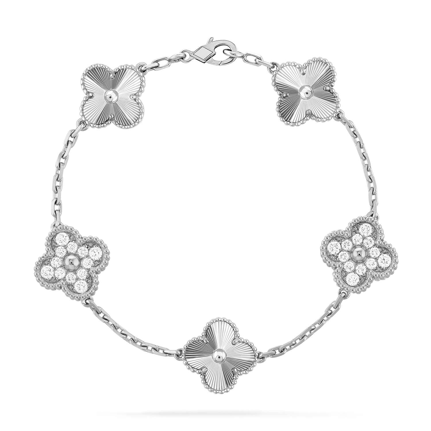[MIRA]New  CLOVER 5 MOTIF LASER BRACELET COLLECTION