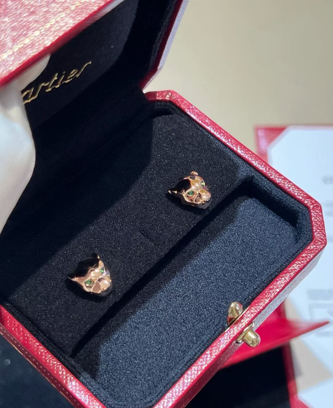 [MIRA] CHRRTAH-PRINT STUD EARRINGS, THREE COLORS
