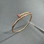 [MIRA] JUSTE BRACELET 2.5MM DIAMONDS NEW