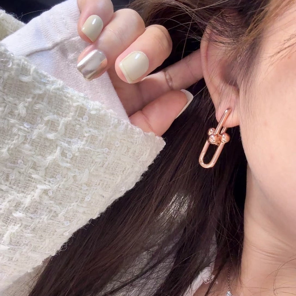 [MIRA] TF U-shaped earrings