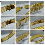 [MIRA]  PERLEE DIAMOND BRACELET ,5-ROW DIAMOND-SET DESIGN