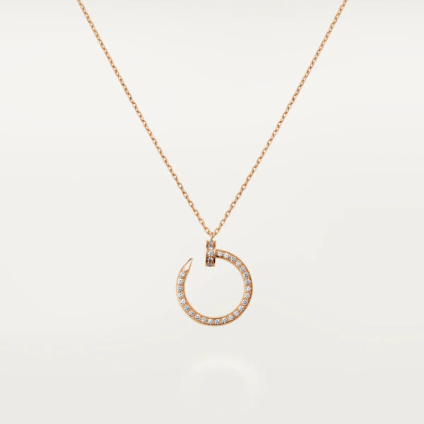 ??MIRA?¡¥JUSTE NECKLACE PINK GOLD DIAMONDS