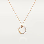 ??MIRA?¡¥JUSTE NECKLACE PINK GOLD DIAMONDS