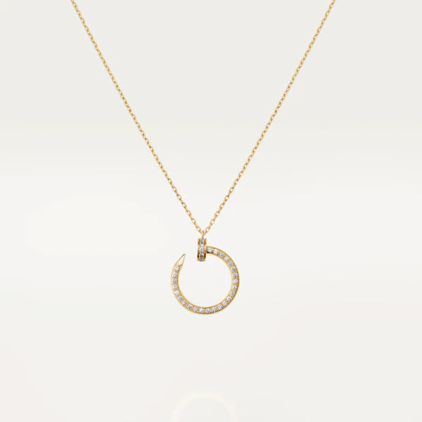 ??MIRA?¡¥JUSTE NECKLACE GOLD DIAMONDS