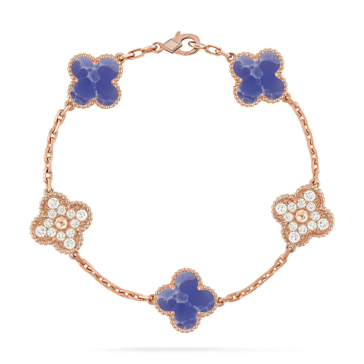 [MIRA]New CLOVER 5 MOTIF BLUE VEINS BRACELET COLLECTION