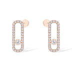 [MIRA] MOVE UNO STUD DIAMOND PAVED EARRINGS