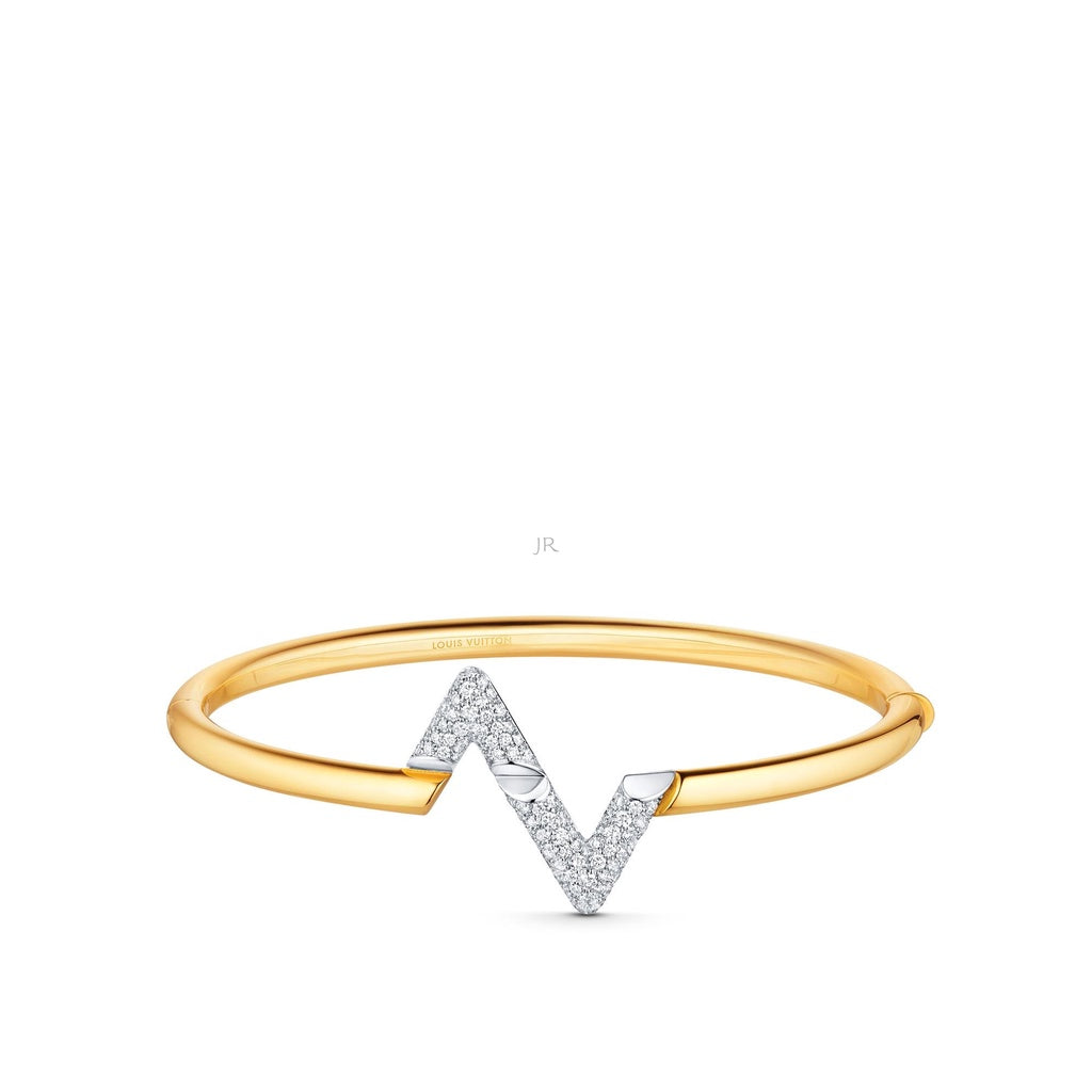 ??MIRA?¡¥VOLTE UPSITE DOWN GOLD DIAMOND BRACELET