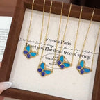 [MIRA] 2026 BUTTERFLY BLUE   NECKLACE