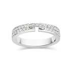??MIRA?¡¥ALLIANCE LIENS VIDENCE PAVED DIAMOND 4MM RING