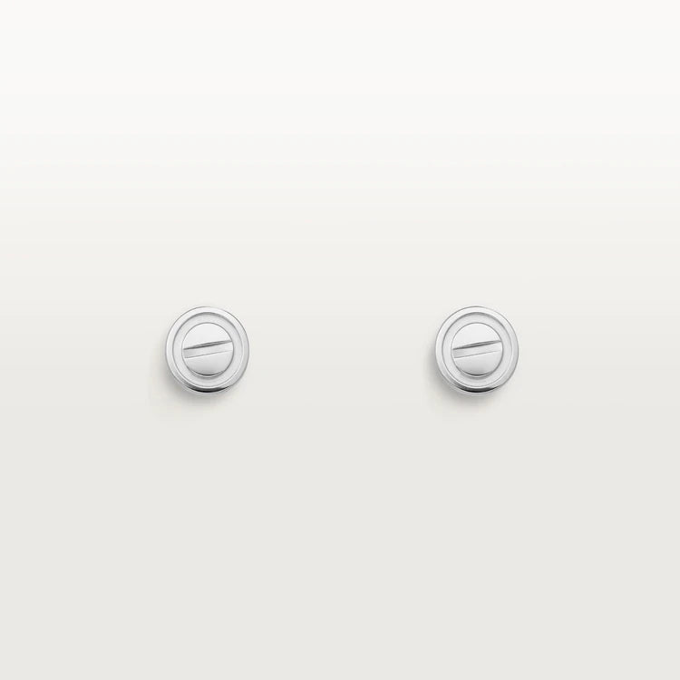 ??MIRA?¡¥LOVE EARRINGS SILVER 10MM