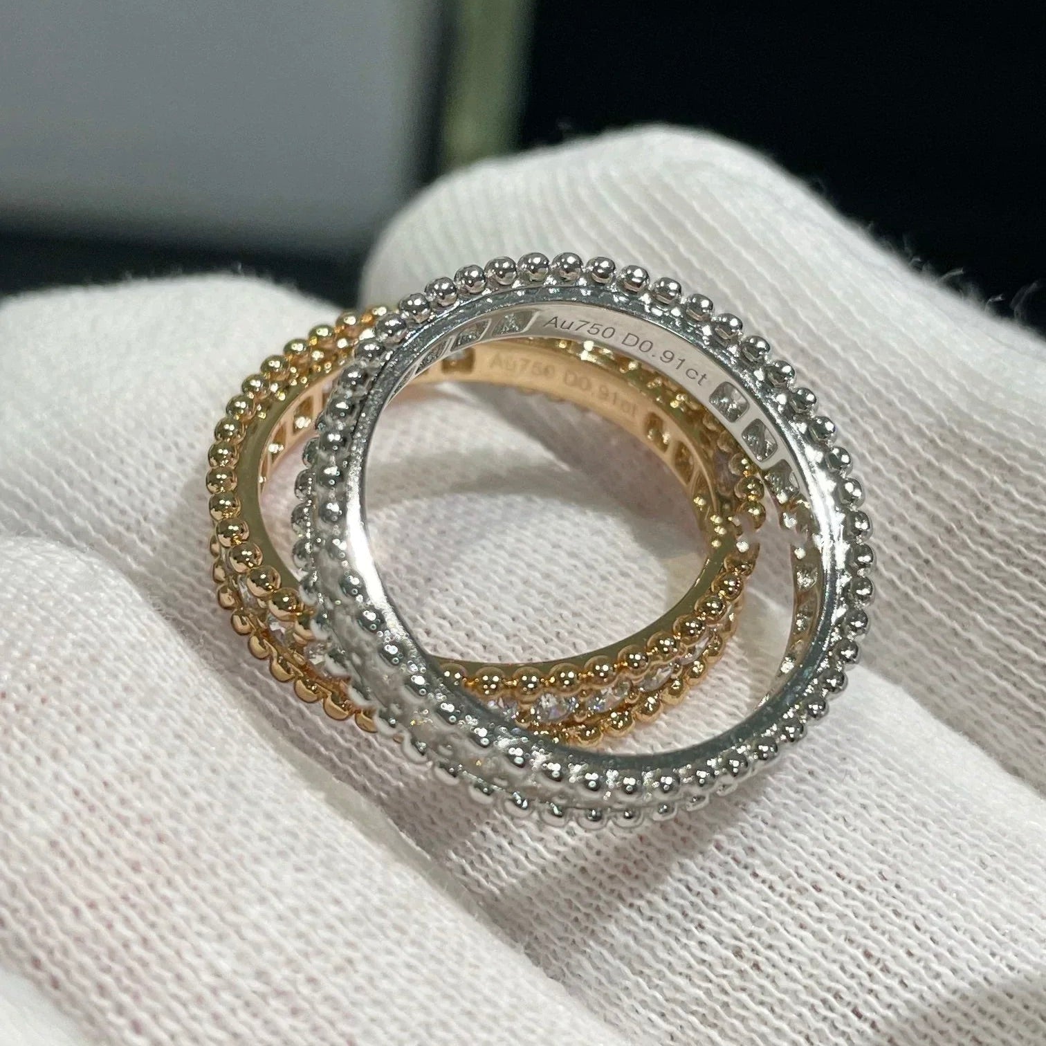 ??MIRA?¡¥PERLEE DIAMOND ROSE GOLD RING