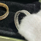 ??MIRA?¡¥PERLEE DIAMOND ROSE GOLD RING