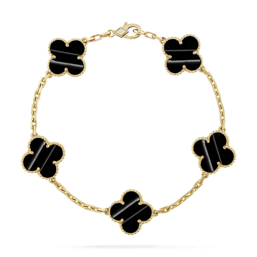 [MIRA]New  CLOVER 5 MOTIF PULSAR STONE BRACELET COLLECTION