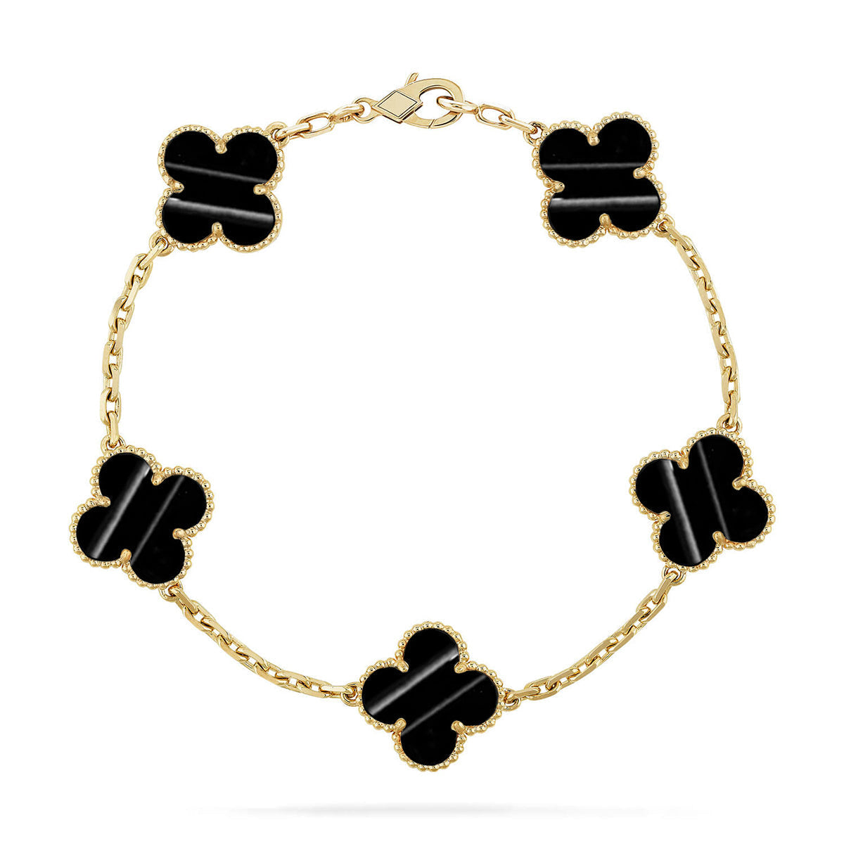 [MIRA]New  CLOVER 5 MOTIF PULSAR STONE BRACELET COLLECTION