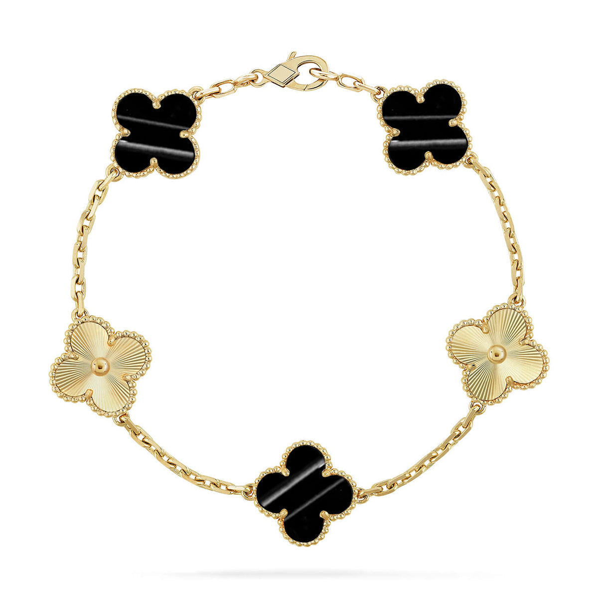 [MIRA]New  CLOVER 5 MOTIF PULSAR STONE BRACELET COLLECTION