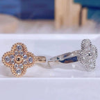 ??MIRA?¡¥CLOVER DIAMOND RING